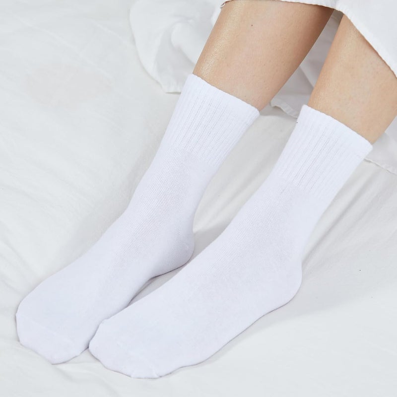 BYESOX 12 Pairs Disposable Socks for Travel, Single-use Compressed Socks Good for On-the-Go - Image 2